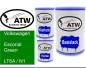 Preview: Volkswagen, Escorial Green, LT6A / N1: 500ml Lackdose + 500ml Klarlack + 250ml Härter - Set, von ATW Autoteile West.